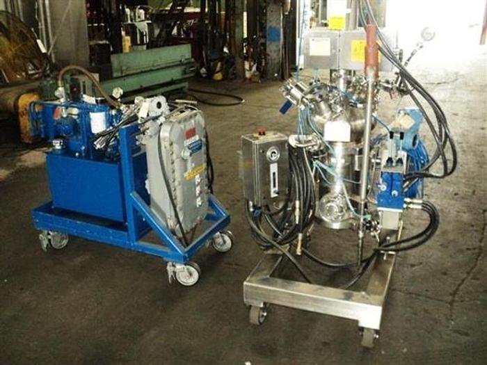 Used Rosenmund Nutsche .03 sq. meter Filter Dryer, Hastelloy C22