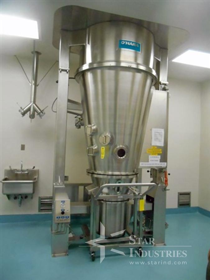 Used O'Hara Fluid Bed Dryer, Model FBDG-5KG