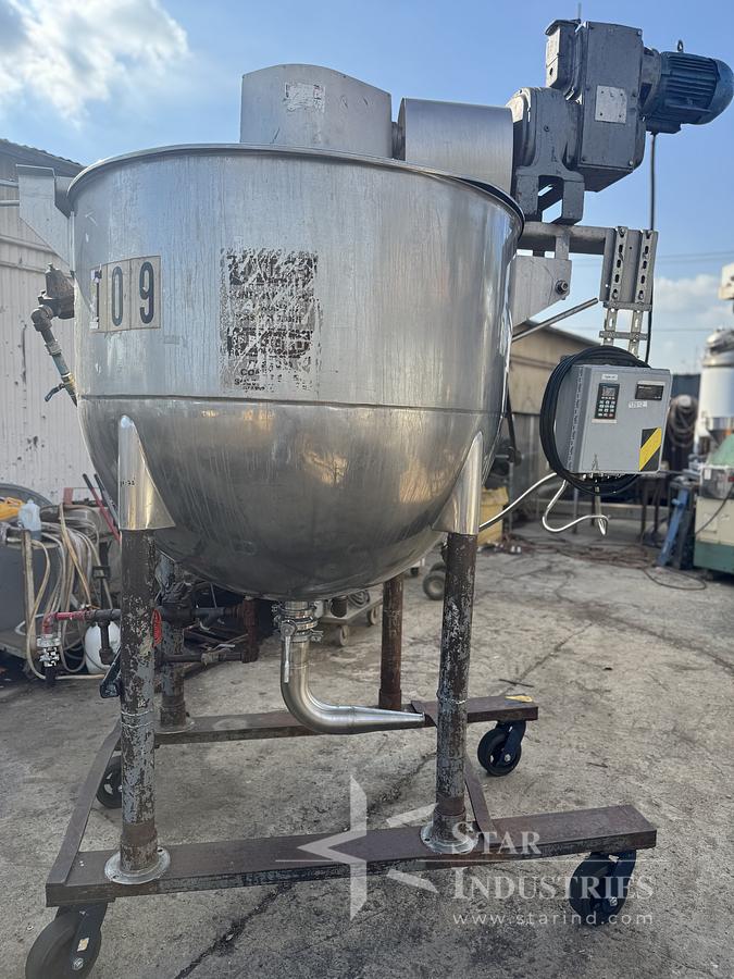 Used Kettle, 360-Gallon, Stainless Steel, Agitated, Lee Industries
