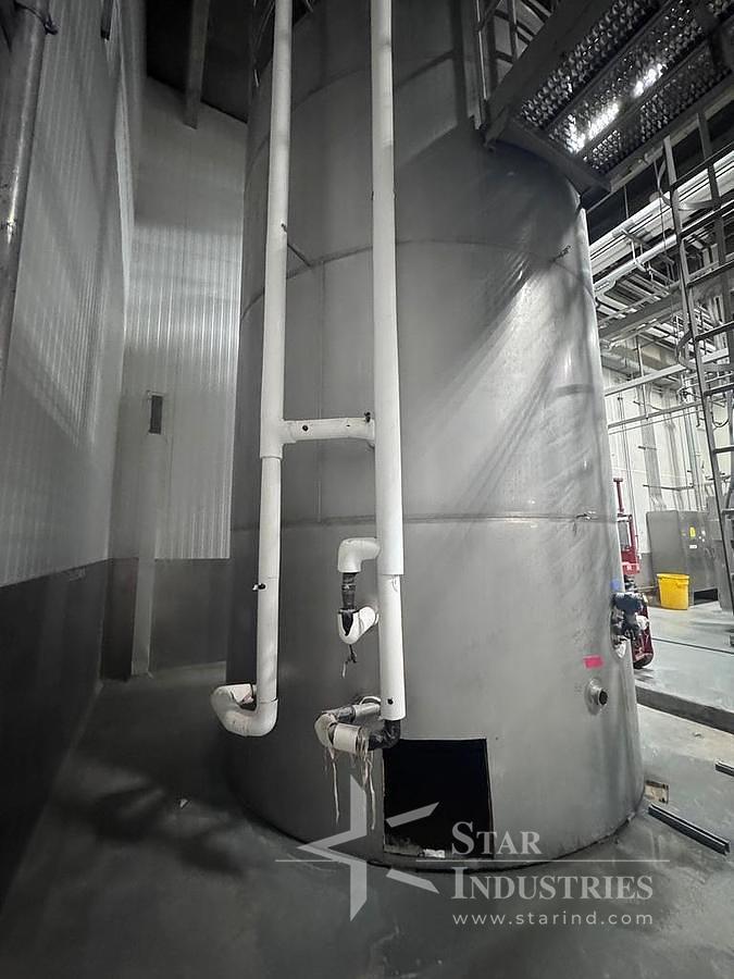 Used INOX-TECH Tank 6,000 Gallon,Vertical Jacketed, Agitated Storage Tank