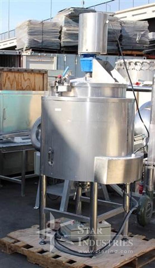 Used 60 gallon S.S. Jacketed Mix Tank