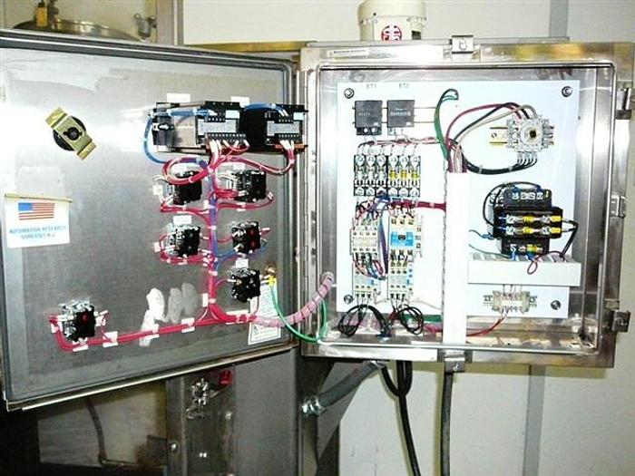 Used Gemco Model DD 3 c.f. s.s. Slant-cone Blender with liquids-Solids Bar