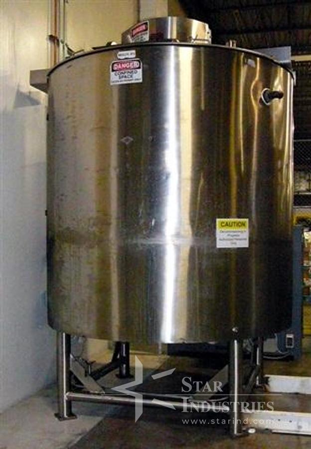 Used 1,500 gallon Lee Double-motion Jacketed Tank