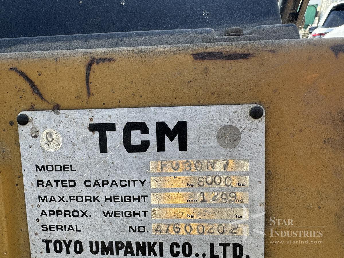 Used Propane Forklift TCM FG30N7
