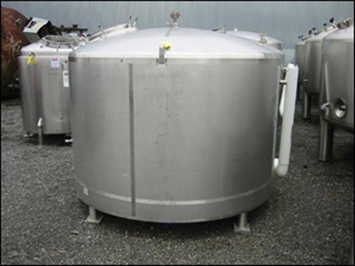 Used 1000 gallon DCI Jacketed 316ss Tank