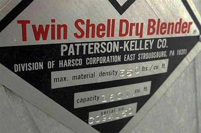 Used Patterson-Kelley 16 qt. V-blender