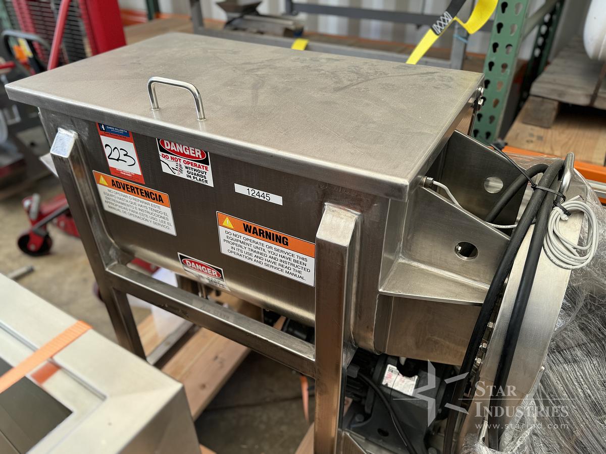 Used 5 c.f. S.S. Double-ribbon Blender