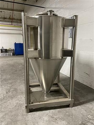 Used 50 Cu Ft Custom Powder Systems Bin, S/S