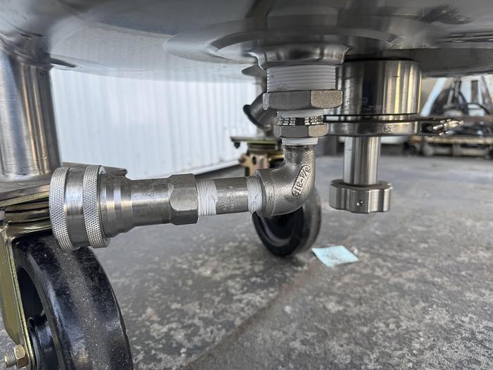 Used Tank, 316L Stainless Steel, Walker, Jacketed