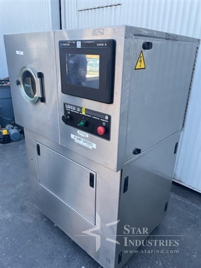 Used Vector Corp. Model LDCS-3 Coating Pan w/ 3 Bowls