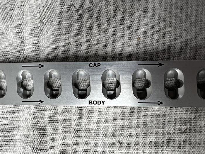 Used Size #00 Capsule/Body Measuring Tray