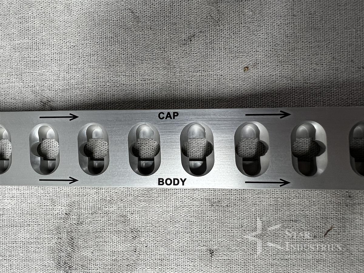 Used Size #00 Capsule/Body Measuring Tray
