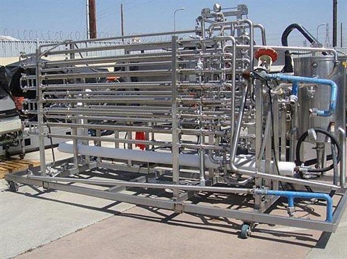 Used APV Anhydro Triple-Tube Pasteurizer, 4 gal/min, sanitary