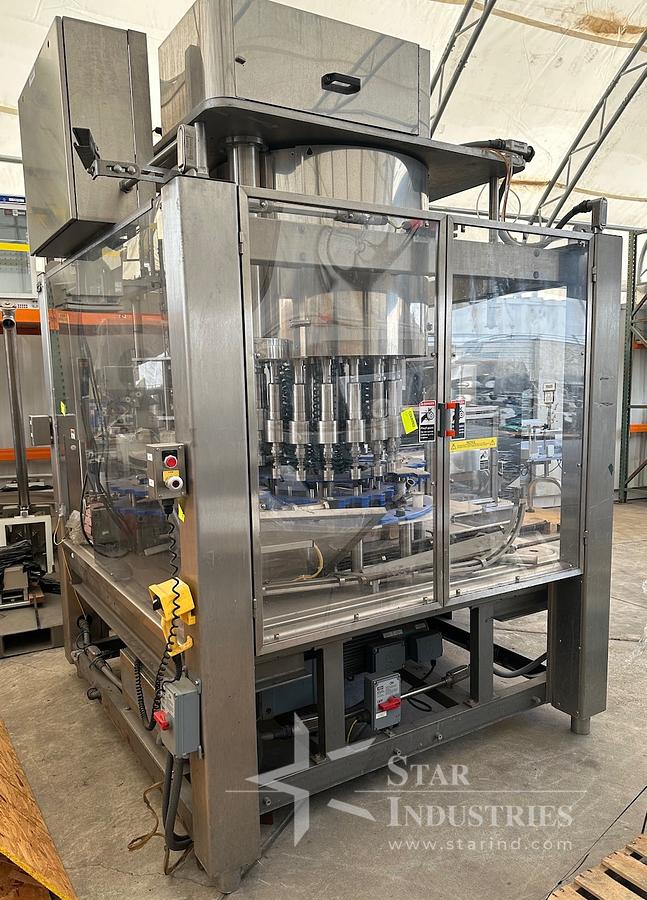 Used Zalkin Rotary Filler/Capper with Feeder
