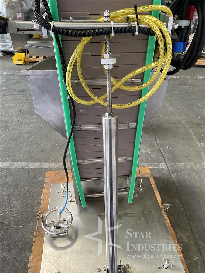 Used Cap Elevator with Stainless Steel Hopper