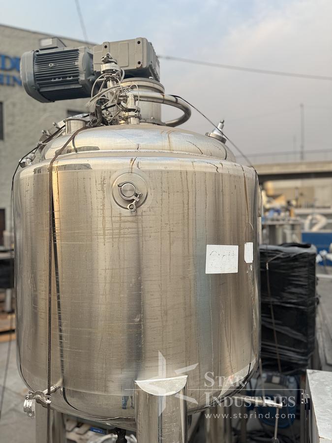 Used 500 liter Chasing S.S. Vacuum Emulsifier/Reactor