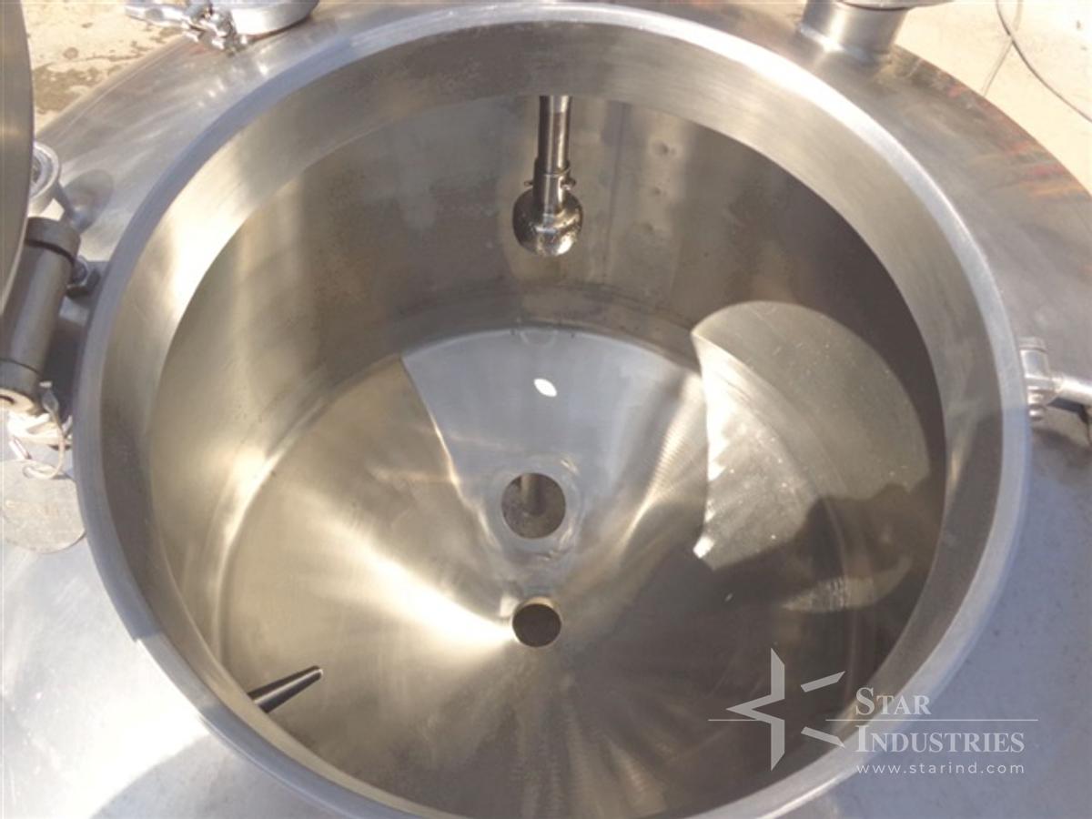 Used Walker 75 Gallon Stainless Steel Jacketed Tank