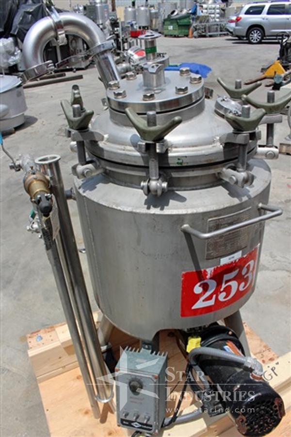 Used 60 liter Letsch S.S. Reactor w/ Variable speed Mixer