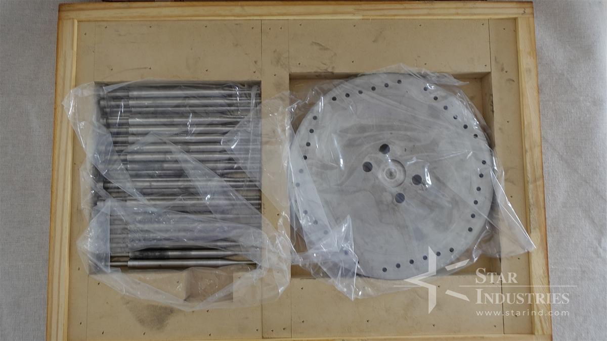Used NJP-800C Dosing Disc and Tamping Pins Size #3