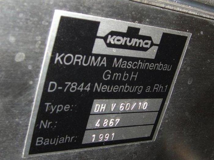 Used Koruma DISHO DHV 60/10 Mixer/Homogenizer