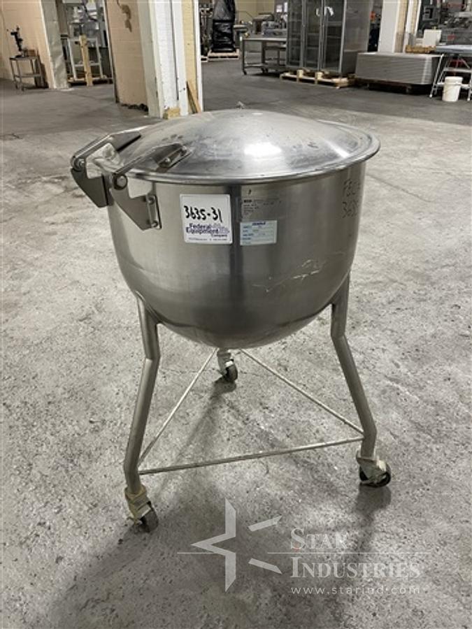 Used 40 gallon Dover kettle, model N 40 SP