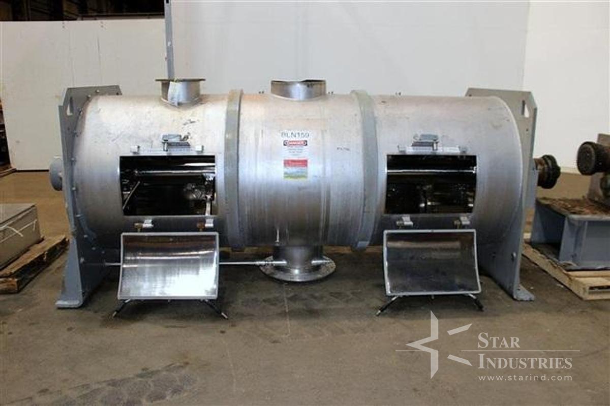 Used O'HARA STAINLESS RIBBON BLENDER, APPROX. 52 C.F.