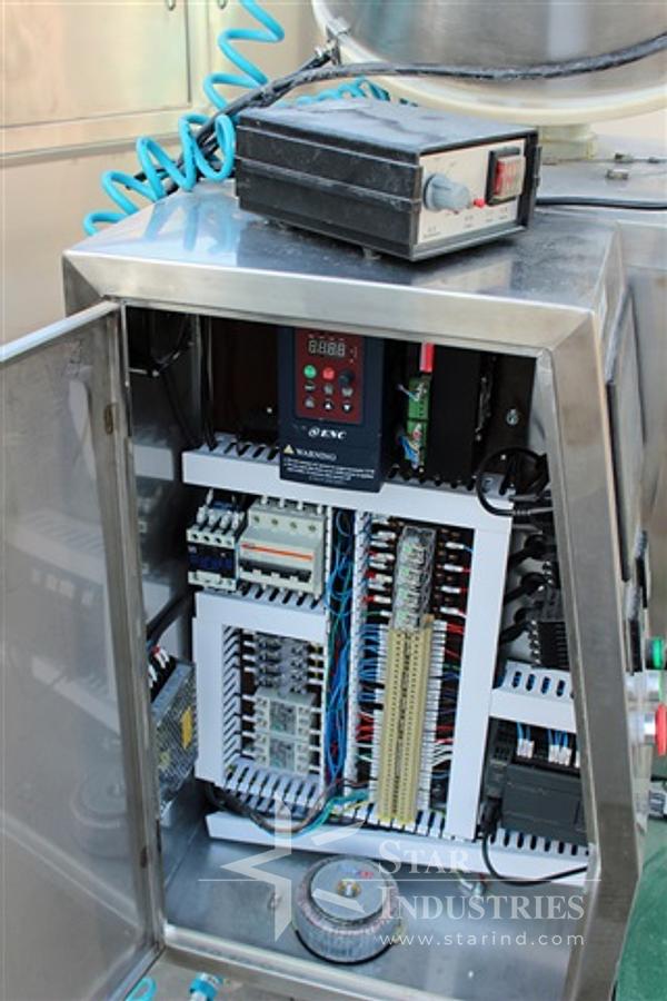 Used Vertical Labeler w/ Date Coder, Automatic Packing Machines Model DCP-240