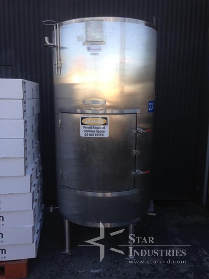 Used 1000 Liter Stainless Technology Jacketed Bag Vessel