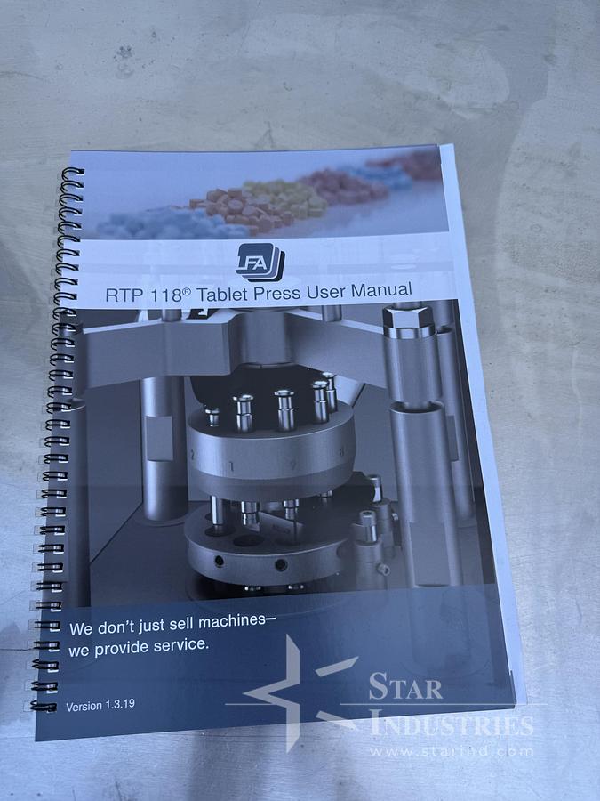 Used LFA - RTP 118 Rotary Tablet Press-EURO D
