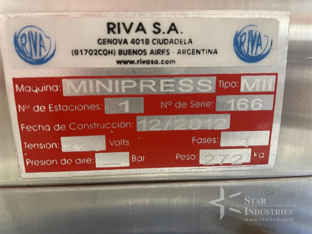 Used Riva Mini Press Mll