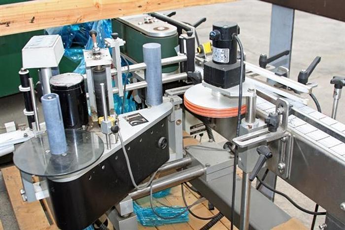 Used Modular Packaging Quadrel Q-10 Wrap-around Labeler
