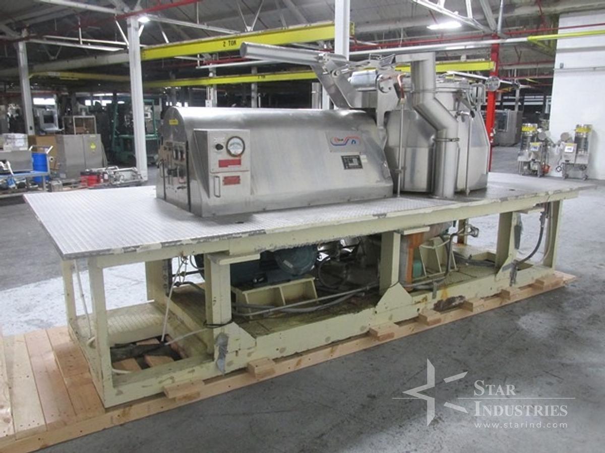 Used Glatt Powrex 600 liter High-shear Mixer