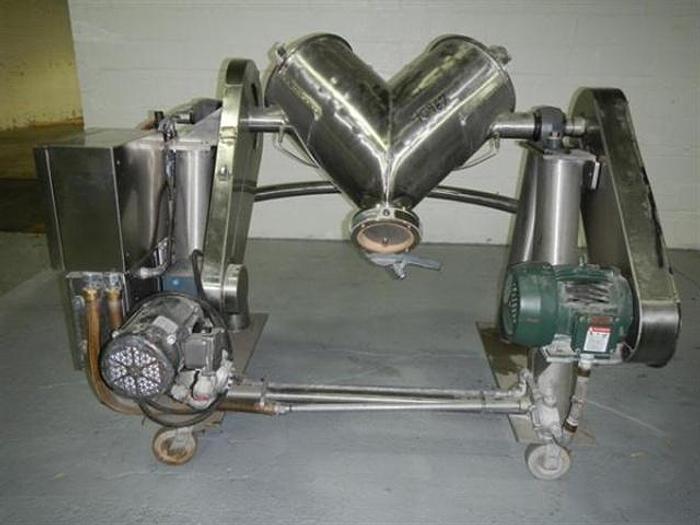 Used Patterson-Kelley 2 c.f. Liquids-Solids V-blender