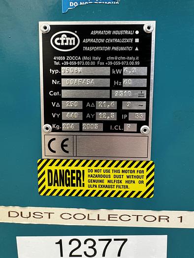 Used Nilfisk 3508W Dust Collector