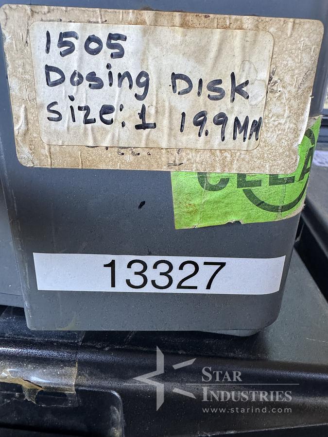 Used Bosch Dosing Discs 1505, Size 1, 19.9mm