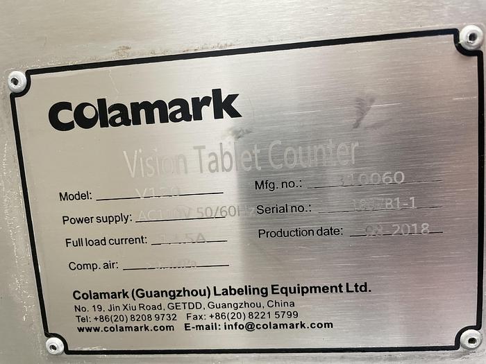 Used Colamark Capsule & Tablet Counter w/ Conveyor