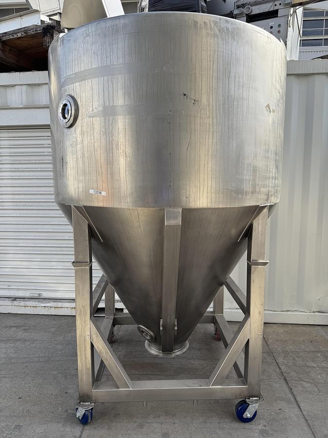 Used Bohle Bin, Stainless Steel