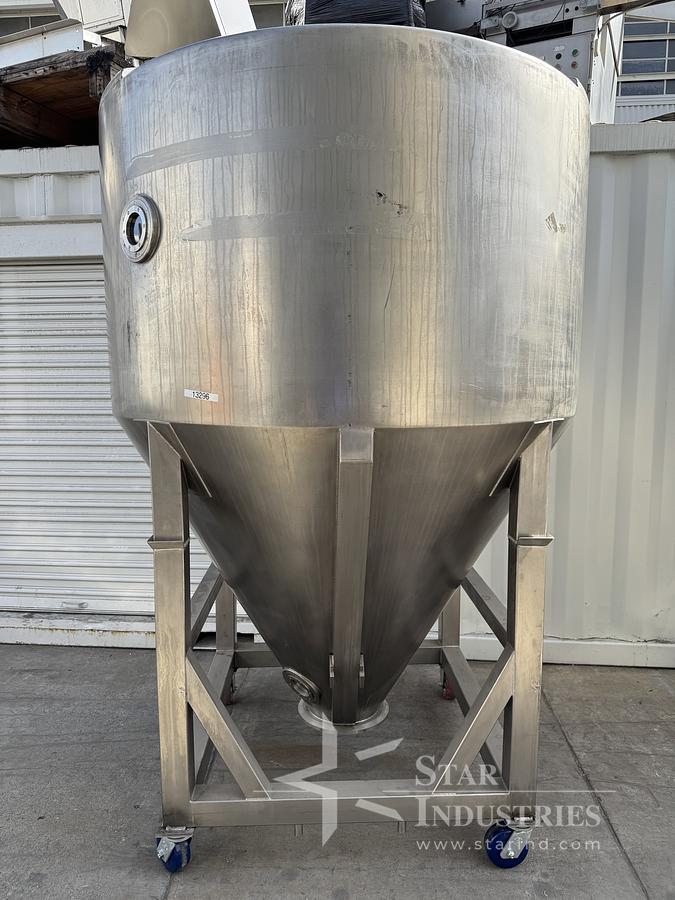 Used Bohle Bin, Stainless Steel