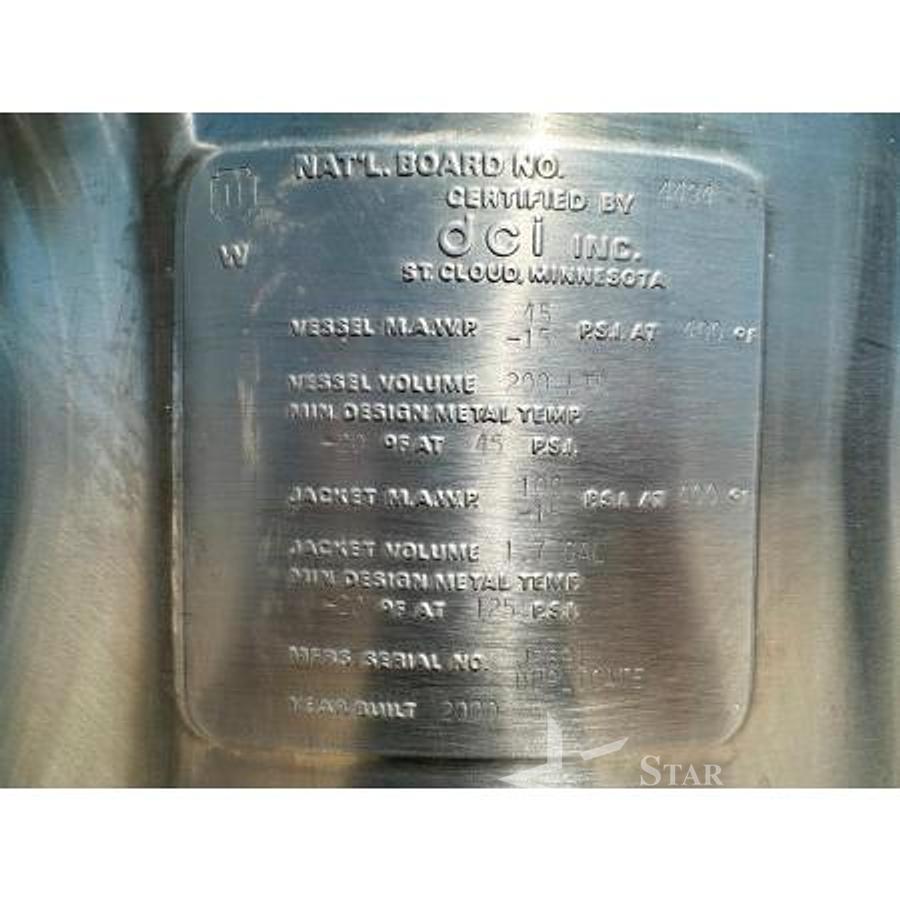 Used 200 liter DCI Reactor
