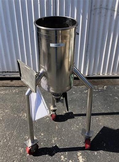 Used Twin 750 gallon jacketed Tanks on Mezzanine
