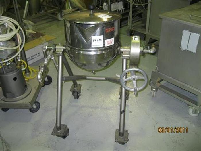 Used Groen DN10SP, 10 Gallon Jacketed Kettle