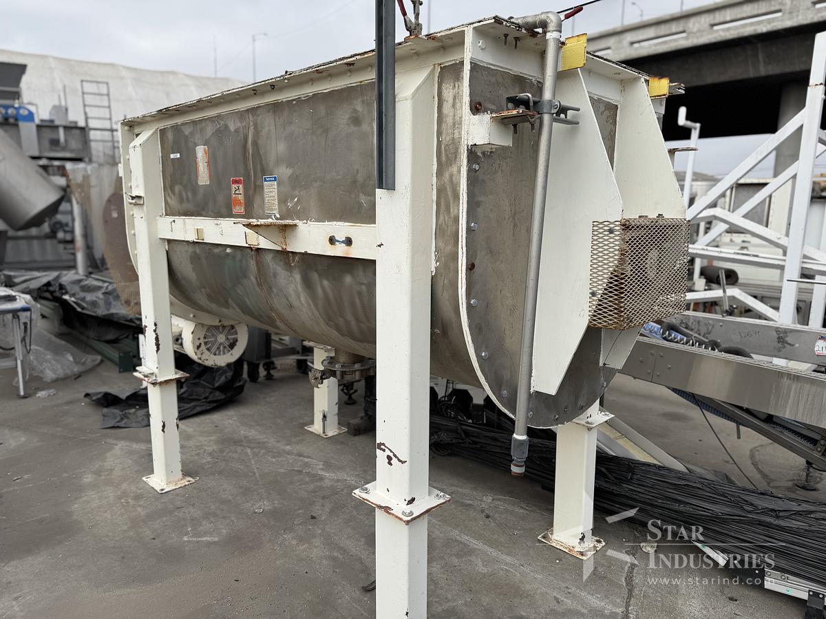 Used Ribbon Blender, approx. 65 cu. ft. S.S.