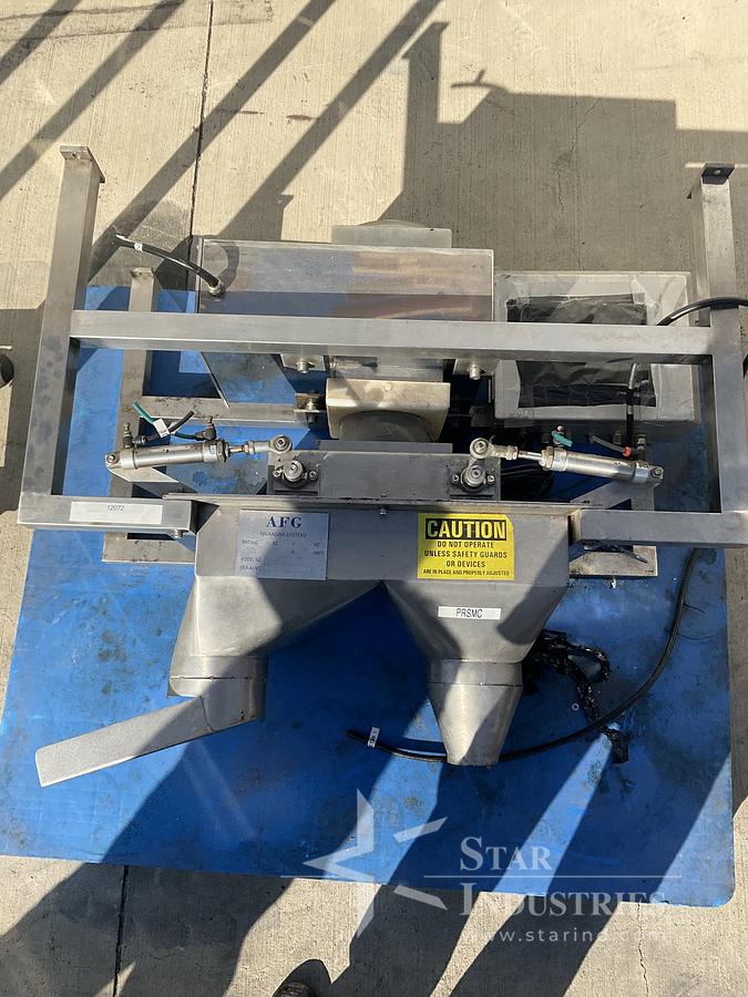 Used AFG Process System Vertical Form, Fill, Seal Bagger w/ 10 Head Scale