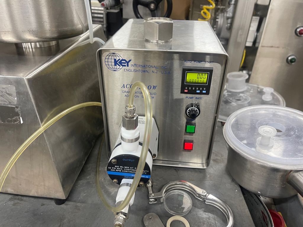 Used Key Intl KG5 High Shear Mixer with 2 Bowls, Chopper and Liquid Feed Pump