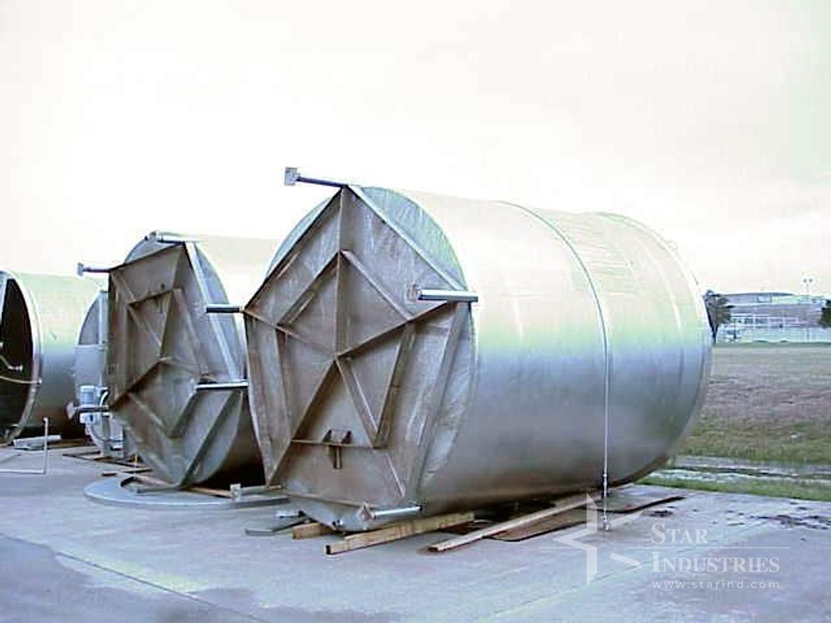 Used 21,000 liter S.S. Tank w/ 3 hp drive
