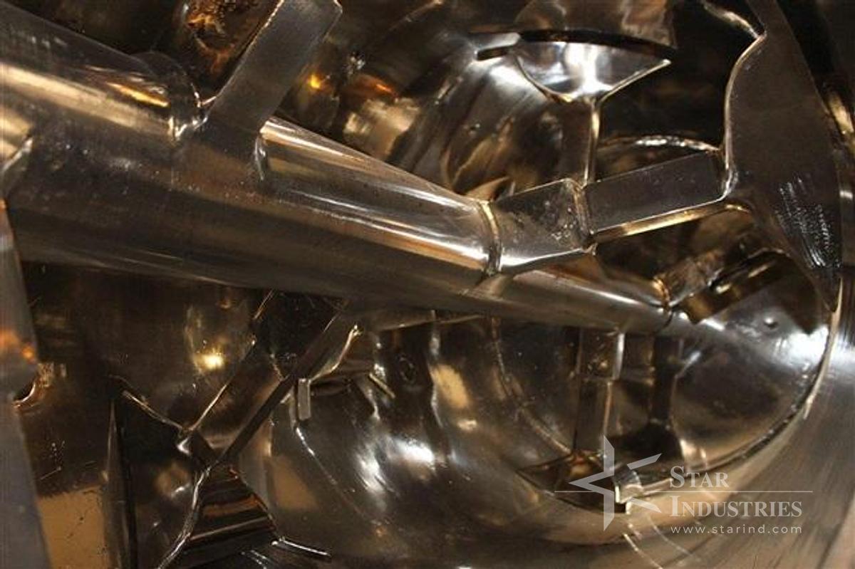 Used O'HARA STAINLESS RIBBON BLENDER, APPROX. 52 C.F.