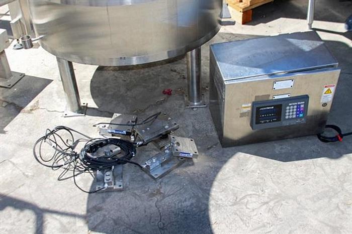 Used 1000 Liter Stainless Technology Jacketed Bag Vessel