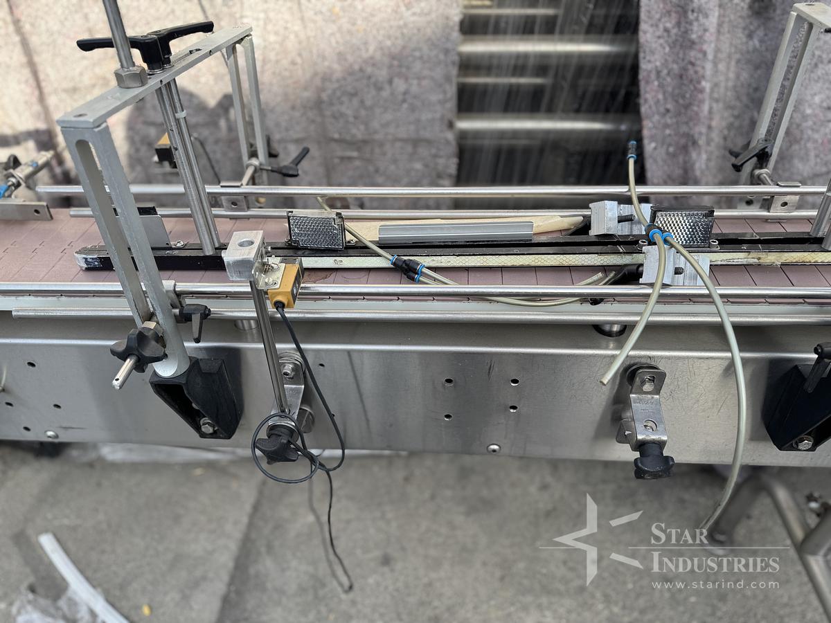 Used Stainless Steel Conveyor w/ Lane Diverter
