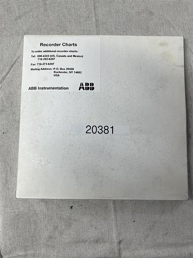 Used ABB Instrumentation Recorder Charts