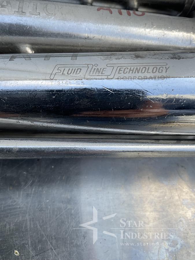 Used Fluid Line Technology T-316 SS PSI Tubes